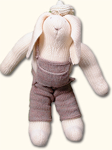 knitted rabbit